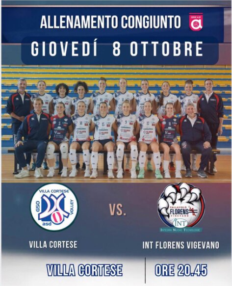 La prima squadra femminile della Pallavolo Florens Vigevano esulta al Pala Bonomi